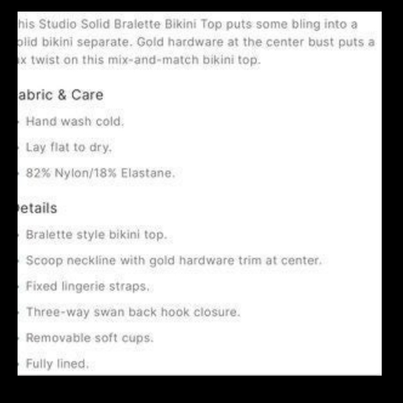 NWT Trina Turk Taupe Jewel Bikini med 6/8 - Picture 7 of 9